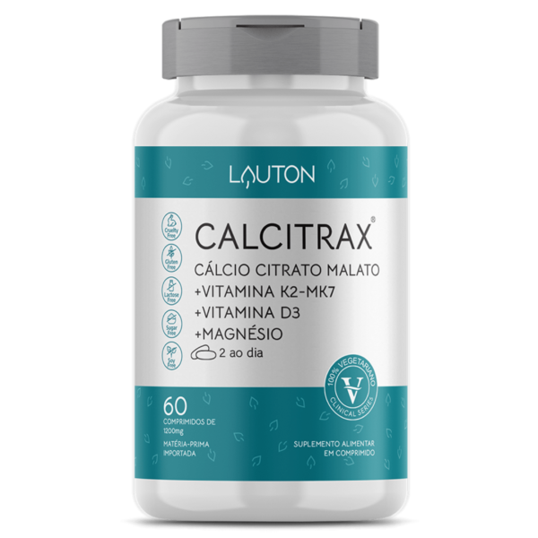 Calcitrax® Cálcio Citrato Malato - 60 Comprimidos | Lauton Nutrition