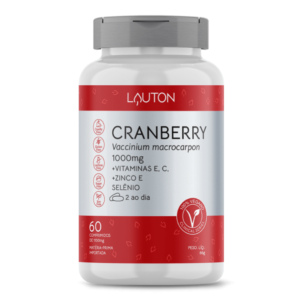 Cranberry - 1000mg - 60 Comprimidos | Lauton Nutrition