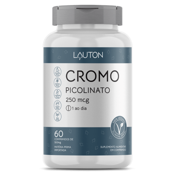Cromo Picolinato - 250mcg - 60 Comprimidos | Lauton Nutrition