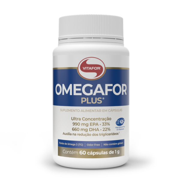 Ômega – Omegafor PLUS - 60 Cápsulas | VITAFOR