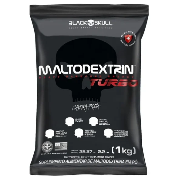 Maltodextrin Turbo Refil - 1KG | Black Skull