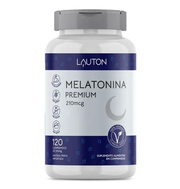 Melatonina Premium 210mcg - 120 comprimidos | Lauton Nutrition