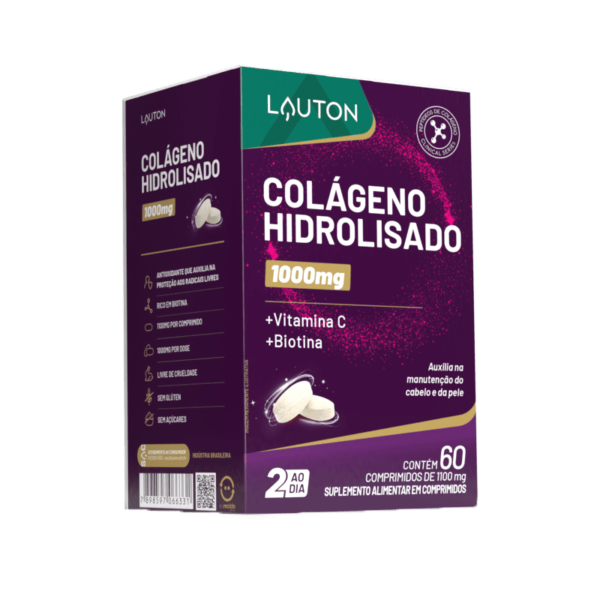 Colágeno Hidrolisado 1000mg - 60 Comprimidos | Lauton